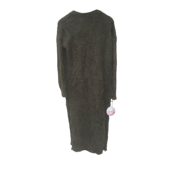 Kaisley Fuzzy Super Soft Long Cardigan Duster NWT NEW Sweater Size XS - Picture 4 of 7